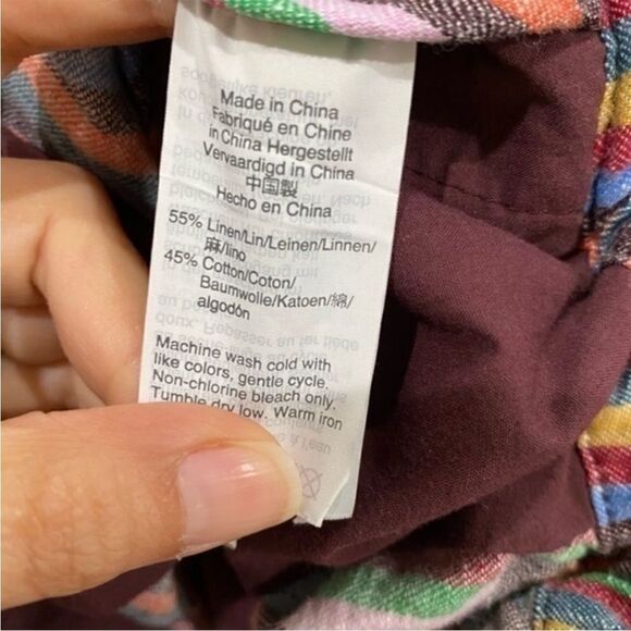 Madewell striped pull on shorts size XS - Picture 5 of 6